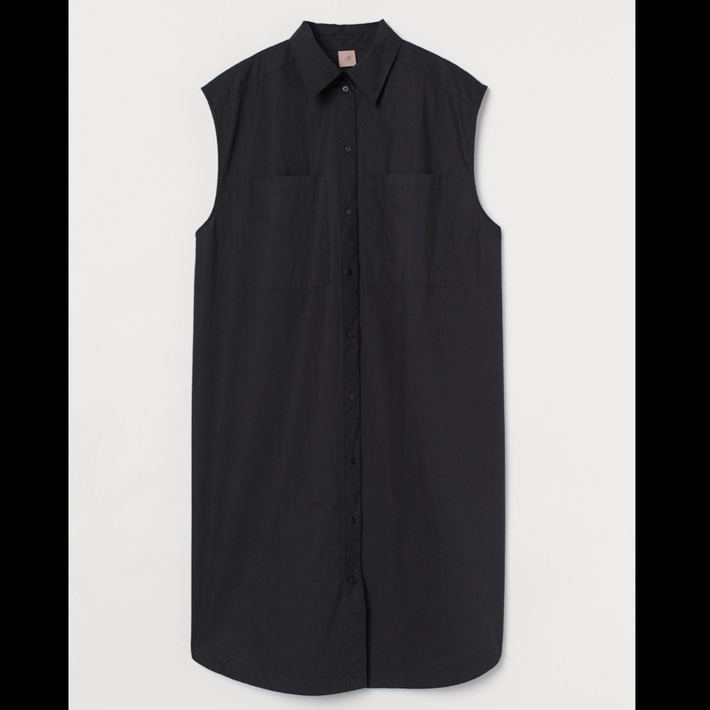 H&M Black Shirt Dress